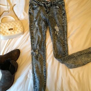 Acid wash jeans from charlotte russe